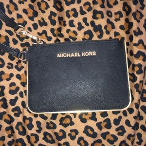 Black Michael Kors Wristlet